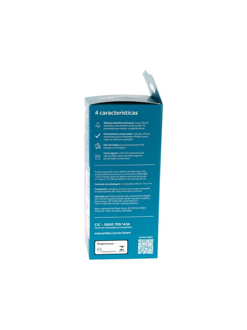 1-748300-8720689013727-Mamadeira-Avent-Anti-colic-260ml-Ovelha-Rosa-1m-
