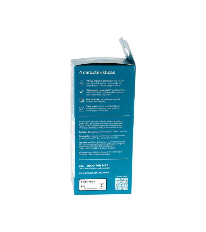 1-748300-8720689013727-Mamadeira-Avent-Anti-colic-260ml-Ovelha-Rosa-1m-