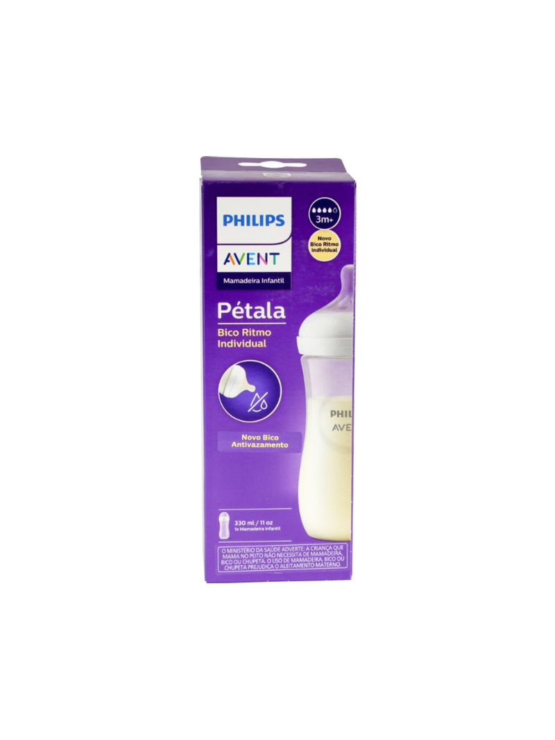 748311-8720689006675-Mamadeira-Avent-Petala-330ml-Transparente-3m-