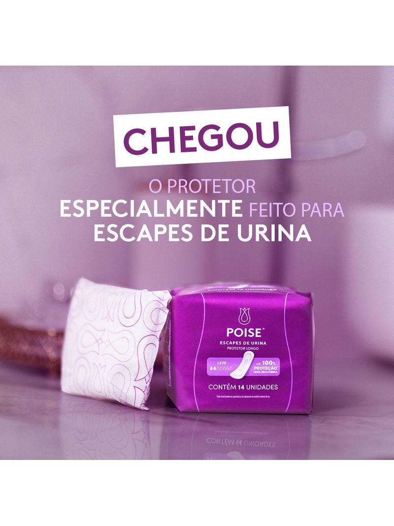 Protetor-Diario-Poise-Longo-Com-14-Unidades-Leve