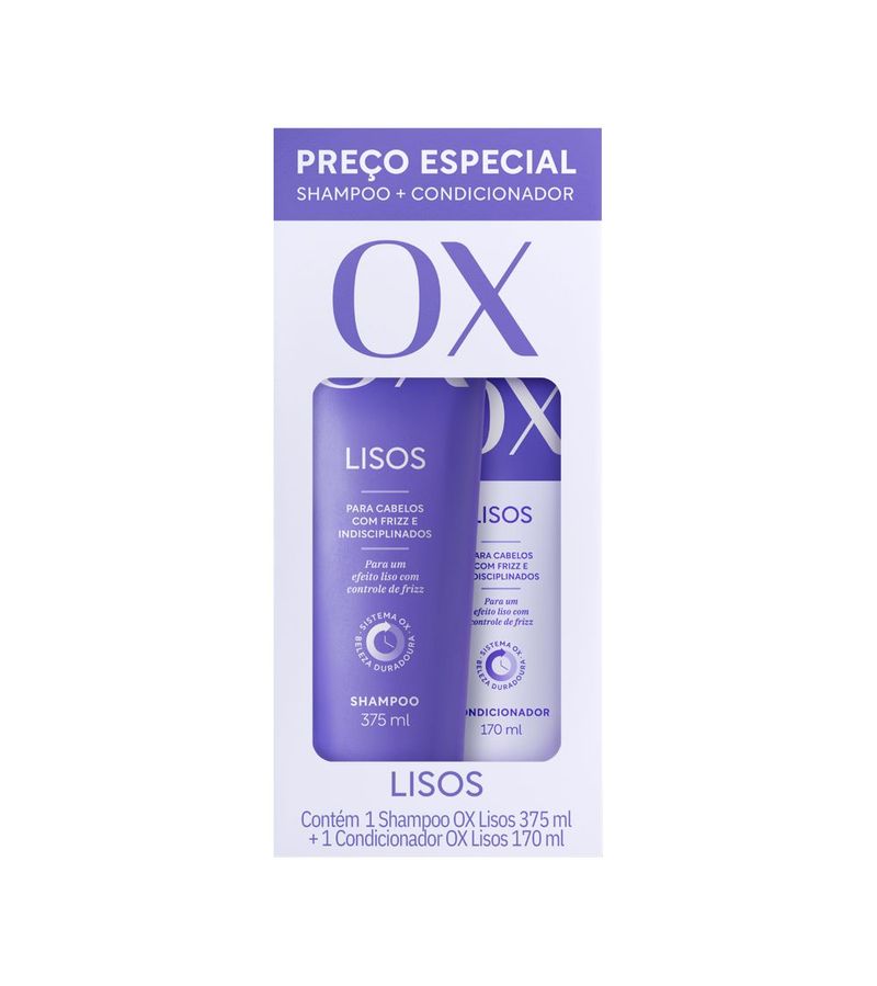 Shampoo-375ml---Condicionador-170ml-Ox-Lisos-Especial