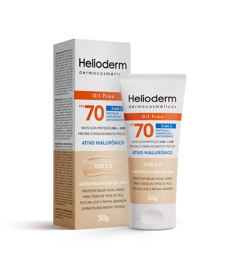 Protetor-Solar-Facial-Helioderm-Oil-Free-Fps70-Bege-Claro-50gr