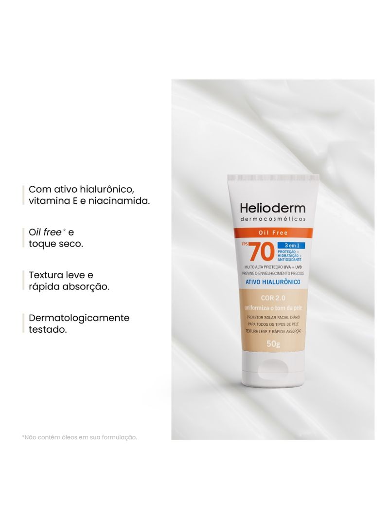 Protetor-Solar-Facial-Helioderm-Oil-Free-Fps70-Bege-Claro-50gr