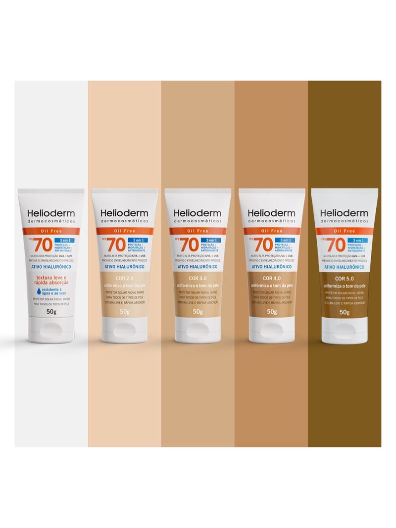 Protetor-Solar-Facial-Helioderm-Oil-Free-Fps70-Bege-Claro-50gr