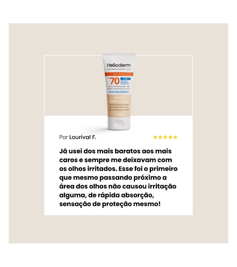 Protetor-Solar-Facial-Helioderm-Oil-Free-Fps70-Bege-Claro-50gr