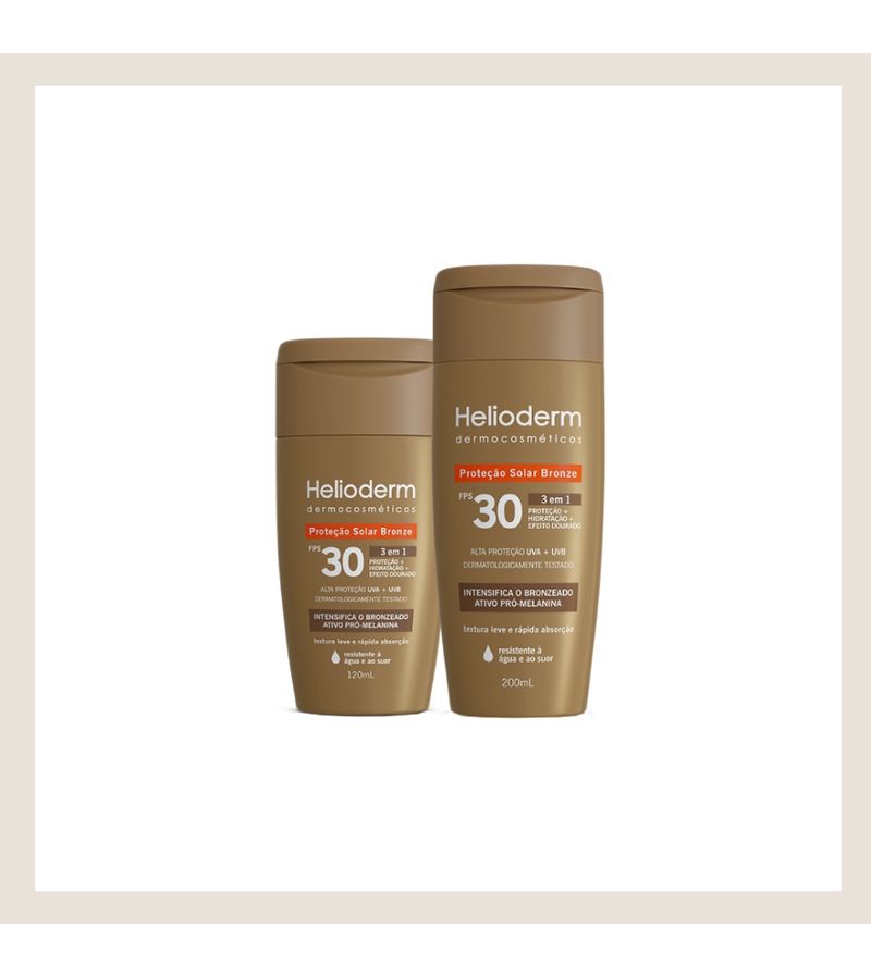 Protetor-Solar-Helioderm-Dermocosmeticos-120ml-Fps30-3em1-Bronze