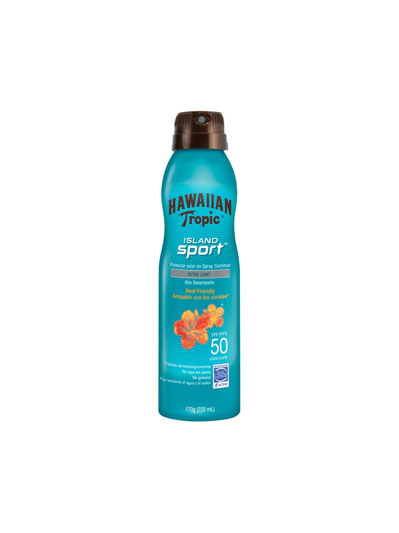 Protetor-Solar-Hawaiian-Trop-Island-Sport-Ultra-Light-170gr-Fps50-Spray