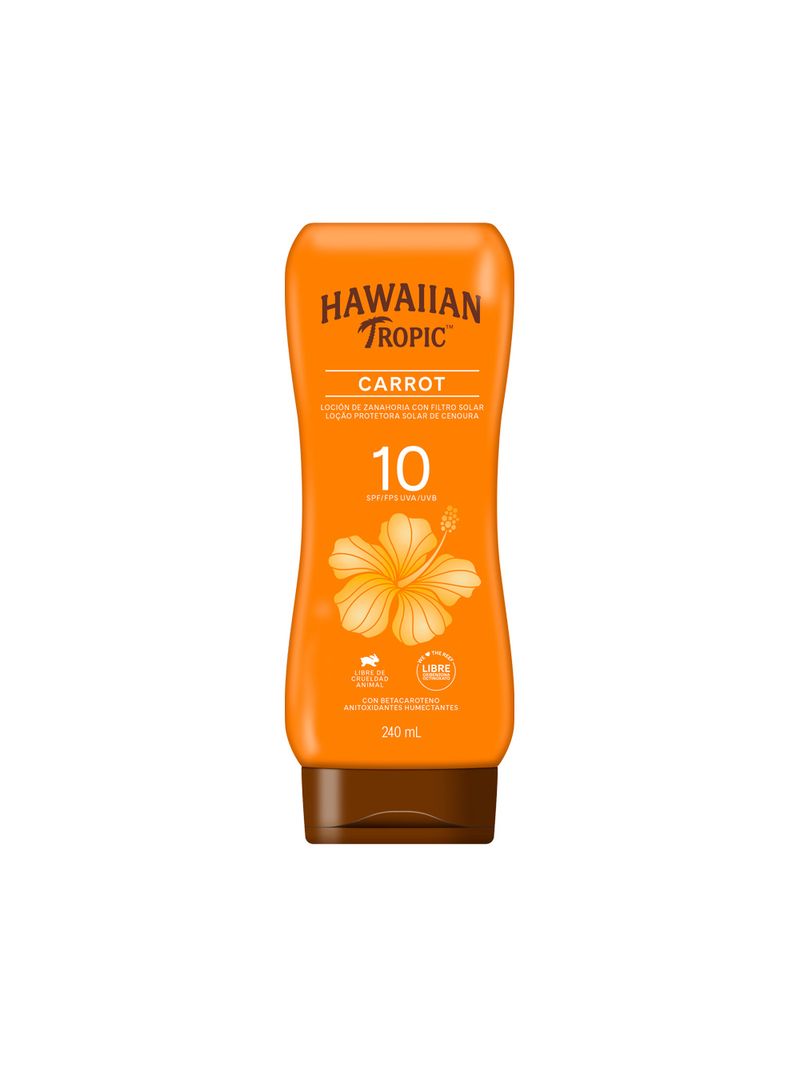 Protetor-Solar-Hawaiian-Tropic-Fps10-Carrot-240ml