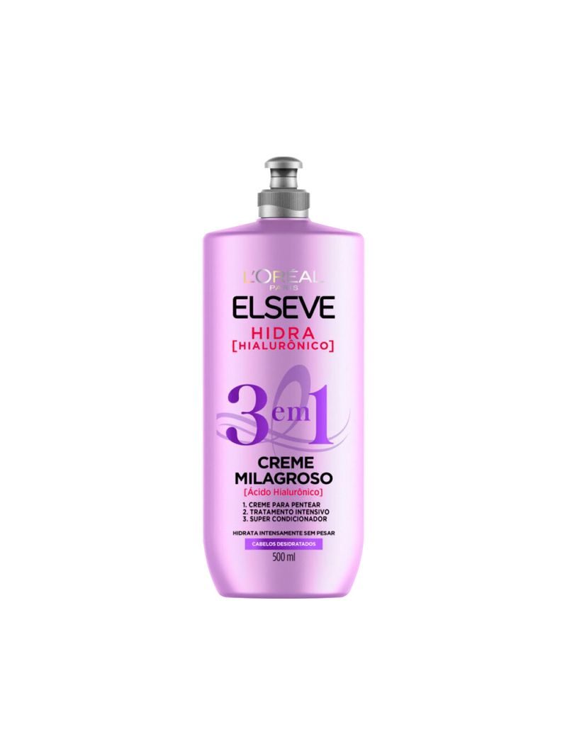 Creme-Para-Pentear-Elseve-500ml-Hidra-Hialuronico