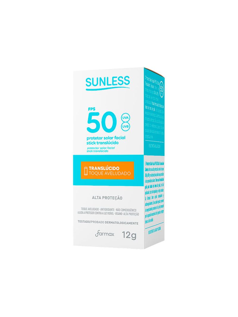 Protetor-Solar-Sunless-Fps50-Transluscido-Stick-12gr