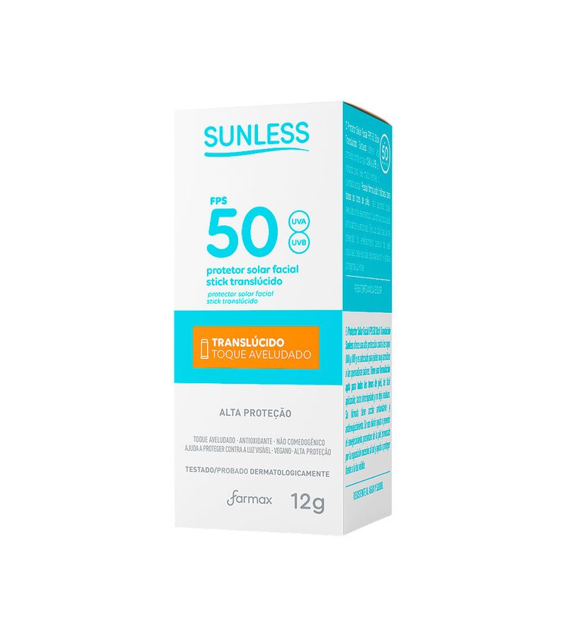 Protetor-Solar-Sunless-Fps50-Transluscido-Stick-12gr