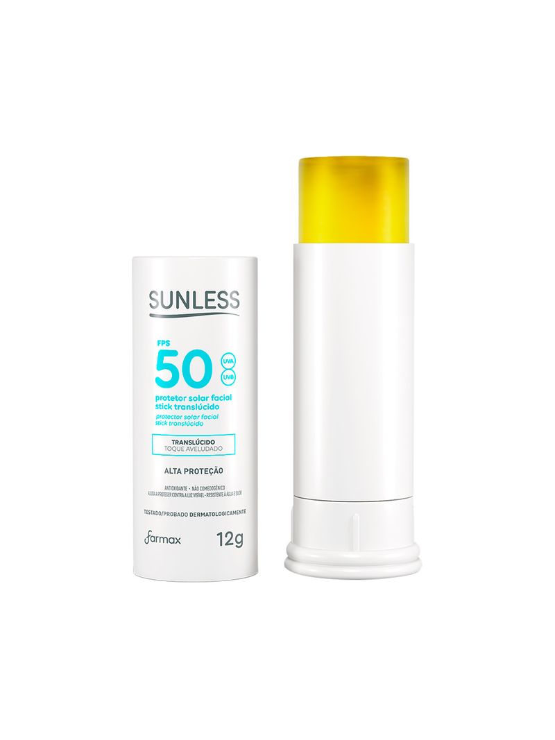 Protetor-Solar-Sunless-Fps50-Transluscido-Stick-12gr