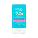 Protetor-Solar-Sunless-Baby-Fps60-Hipoalergenico-Stick-15gr