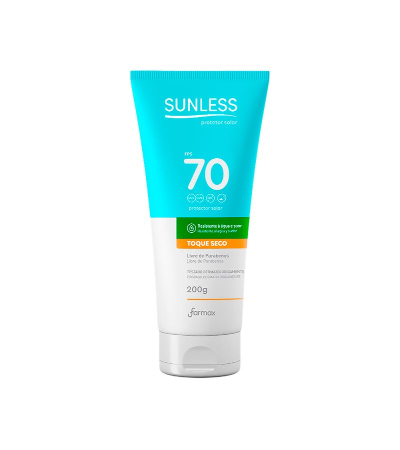 Protetor-Solar-Sunless-Fps70-Toque-Seco-200gr