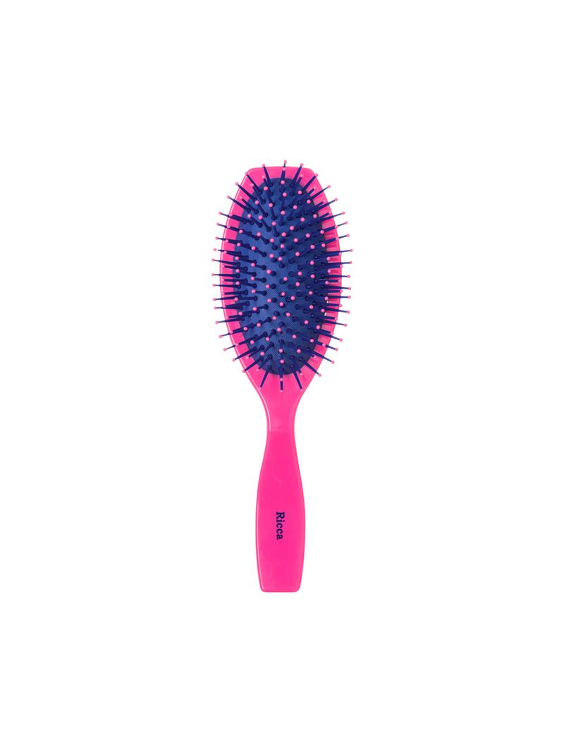 Escova-Cabelo-Ricca-Com-1-Oval-Pink-Almofadada