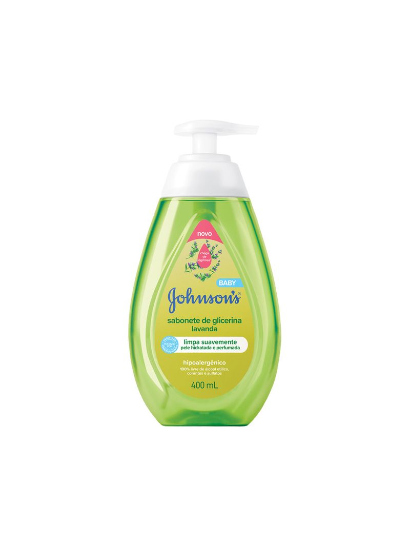 Sabonete-Johnson-Baby-Liquido-400ml-Com-Glicerina-Lavanda