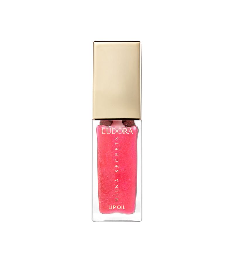 Gloss-Niina-Secrets-Lip-Oil-Shine-Flowers-7ml-Rosa-Silvestre