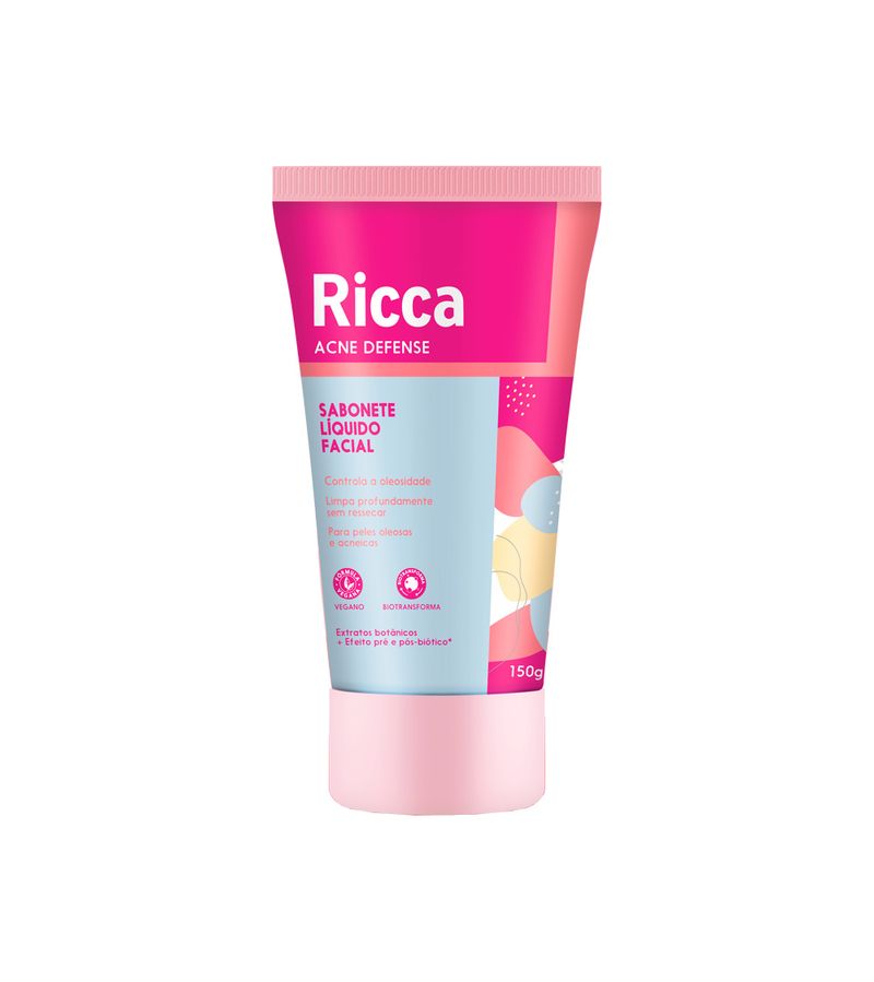 Sabonete-Liquido-Ricca-Acne-Defense-150gr