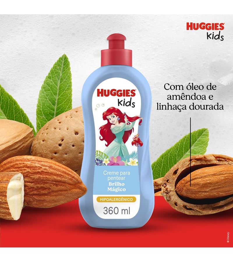 7896018750852_0-747889-Creme-Para-Pentear-Huggies-Kids-360ml-Brilho-Magico