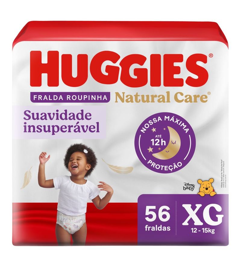 7896007552719-744408-Fralda-Roupinha-Huggies-Natural-Care-XG-56-Unidades