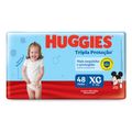 Fralda Huggies Tripla Protecao Com 48 Leve + Pague - Xg Mega Especial