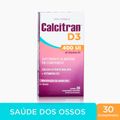 Calcitran D3 400ui 30 Comprimidos - Calcio Citrato Malato Com Vitamina D