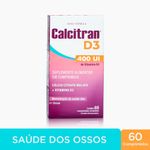 Calcitran-D3-400ui-60-Comprimidos---Calcio-Citrato-Malato-Com-Vitamina-D
