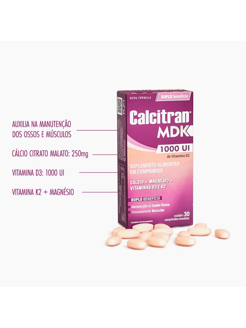 Calcitran-Mdk-30-Comprimidos---Calcio-Com-Magnesio-Vitamina-D-E-K