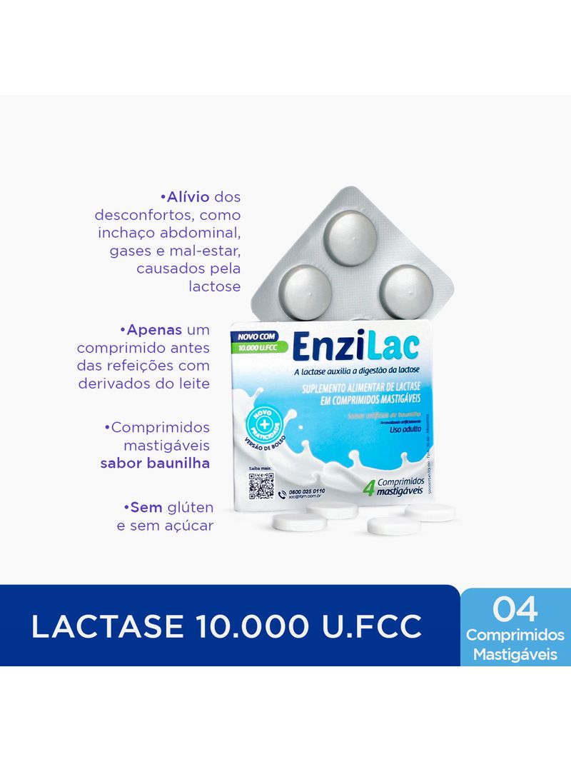 Enzilac-4-Comprimidos-Mastigaveis-10000-U.fcc-Baunilha