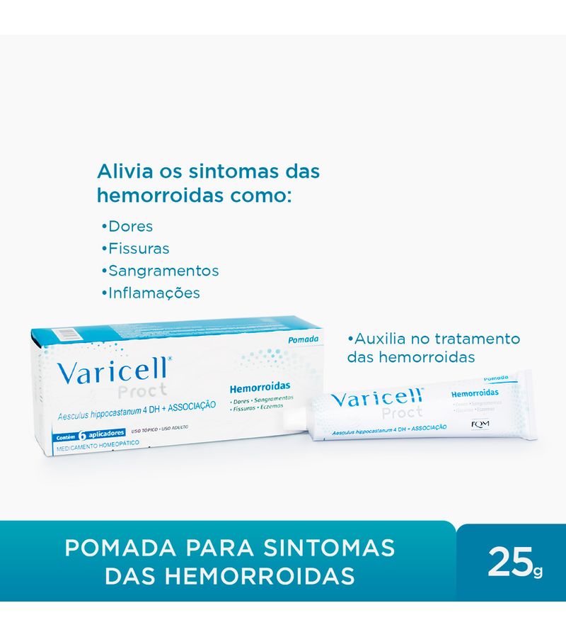 Varicell-Proct-Pomada-25g-C--6-Aplicadores---Para-Hemorroidas-Dor-E--Sangramento