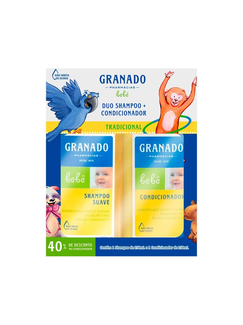 Shampoo-250ml-E-Condicionador-250ml-Granado-Bebe-Tradicional-Promocional