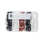 Elastico-Para-Cabelo-Ricca-Invisiveis-200-Unidades-Com-Case