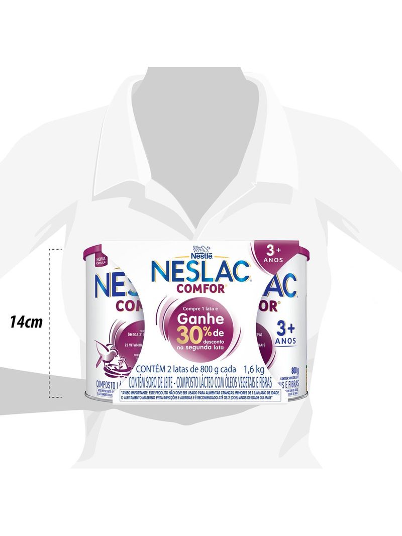 736015-7891000252444-Composto-Lacteo-Neslac-Comfor-2-Latas-de-800g-Cada