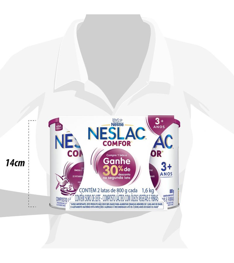 736015-7891000252444-Composto-Lacteo-Neslac-Comfor-2-Latas-de-800g-Cada