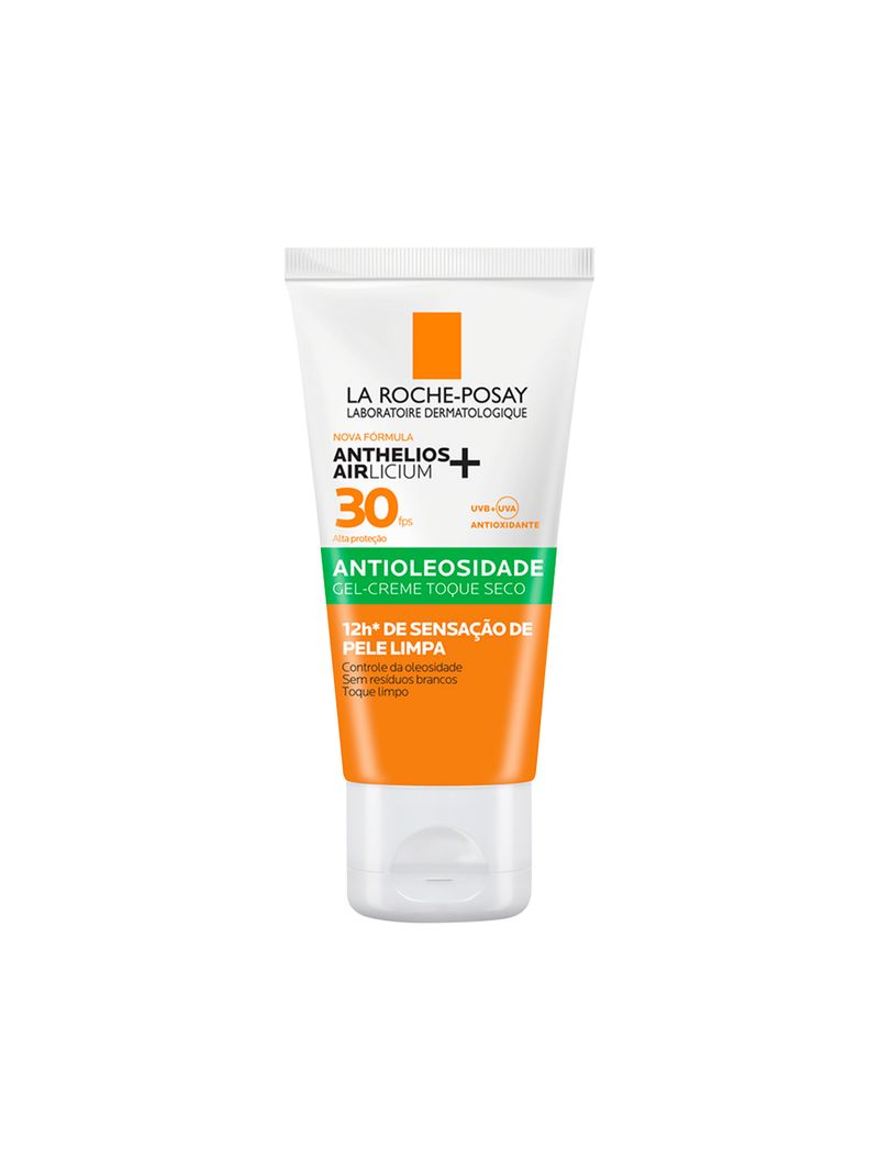 Protetor-Solar-Facial-Gel-Creme-Antioleosidade-La-Roche-Anthelios-Airlicium--FPS30-40g