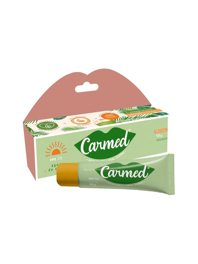 Protetor-Labial-Carmed-10gr-Fps30-Agua-De-Coco