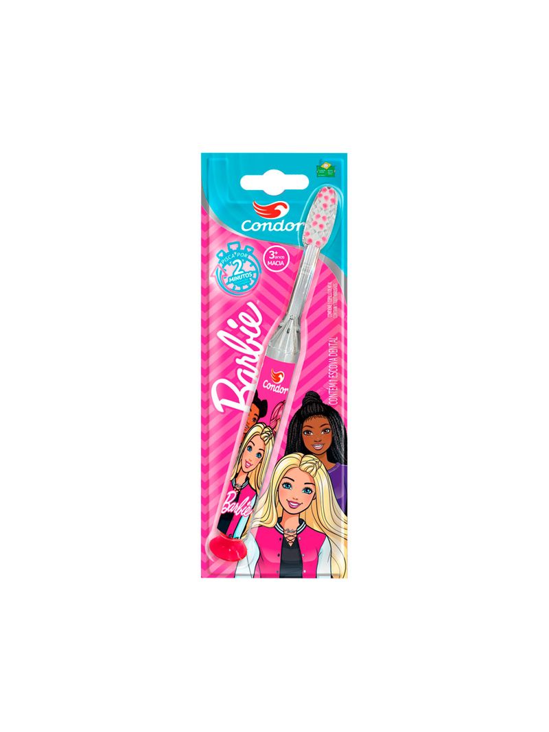 Escova-Dental-Condor-Barbie--3anos-Macia-Com-Luz-De-Led