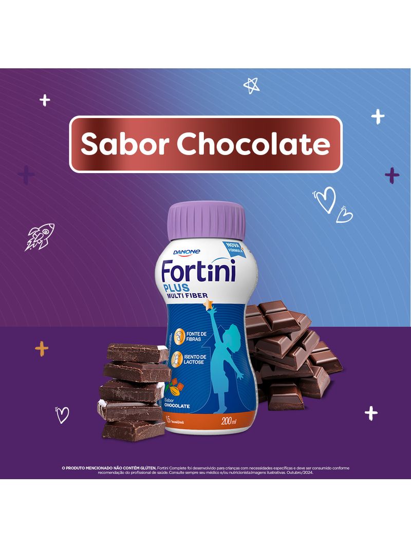Suplemento-Infantil-Fortini-Plus-MultI-Fiber-Chocolate-200ml-Sabor-chocolate