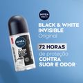 Desodorante Roll-on Nivea Men Black E White Invisible Original 50ml