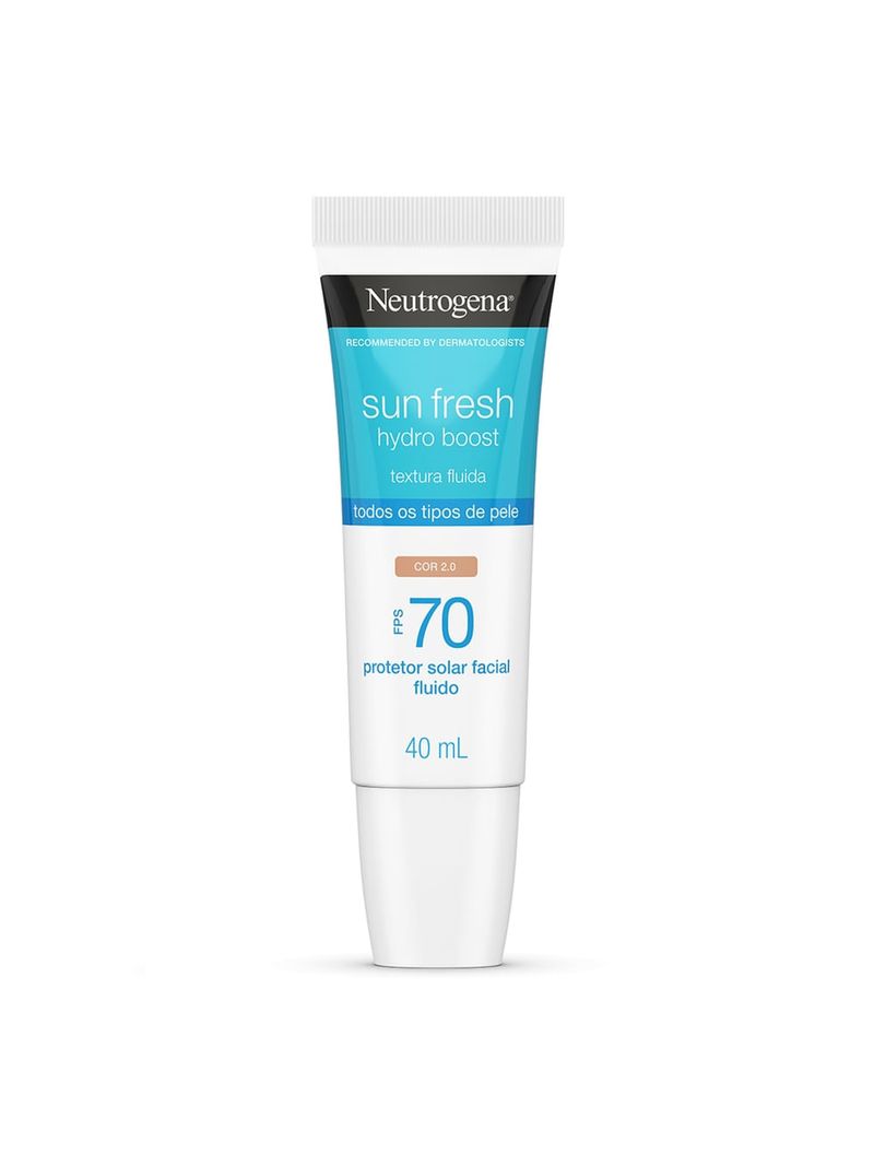 Protetor-Solar-Facial-Fps70-Neutrogena-Sun-Fresh-Hydro-Boost-Cor-2.0--40ml