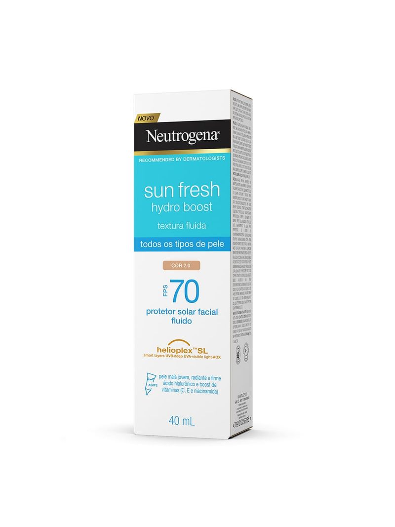 Protetor-Solar-Facial-Fps70-Neutrogena-Sun-Fresh-Hydro-Boost-Cor-2.0--40ml