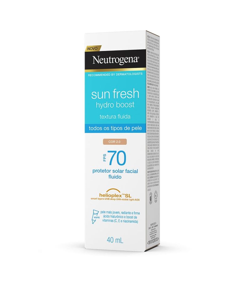 Protetor-Solar-Facial-Fps70-Neutrogena-Sun-Fresh-Hydro-Boost-Cor-2.0--40ml