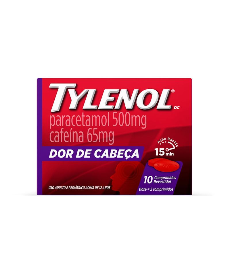 Tylenol-Dor-De-Cabeca-10-Comprimidos