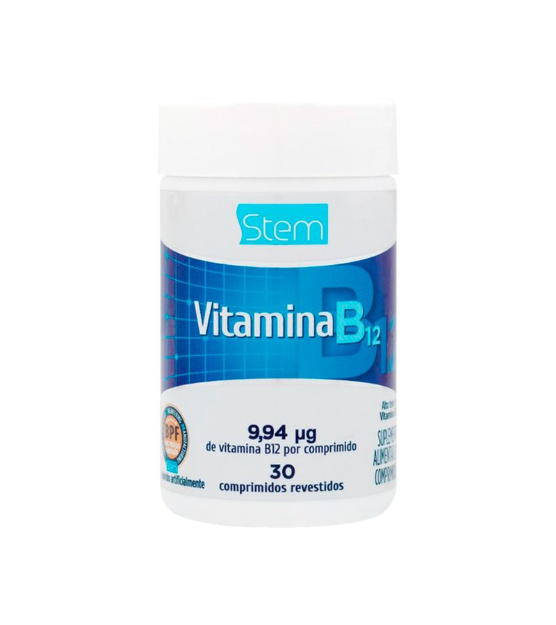 750018 Vitamina B12 Com 30 Comprimidos Revestidos Stem.jpg