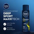Desodorante Antitranspirante Aerossol Nivea Men Deep Sport Maxx Tech  150ml