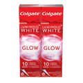 Creme Dental Colgate Luminous White Com 2x70gr Glow Especial