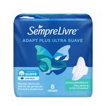 Absorvente-Sempre-Livre-Adapt-Plus-Suave-Com-Abas-8-Unidades