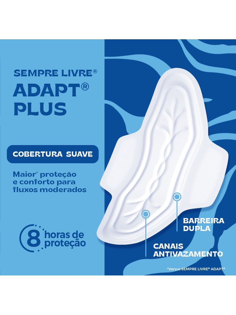 Absorvente-Sempre-Livre-Adapt-Plus-Suave-Com-Abas-8-Unidades