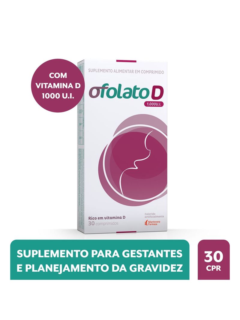 Ofolato-D-1000ui-Ct-Bl-Com-30-Comprimidos