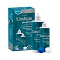 Solucao Para Lentes De Contato Avizor Unica Sensitive 350ml Gratis 120ml  + Estojo Especial